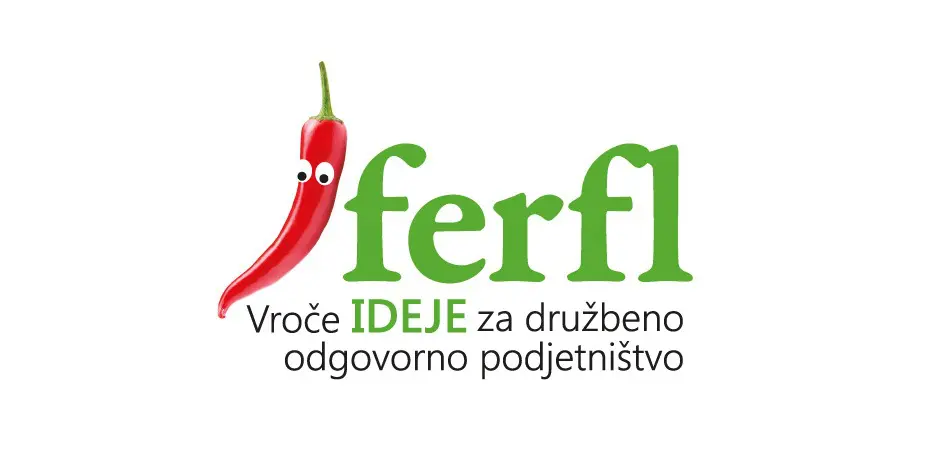 Grafično oblikovanje logotipa za projekt Ferfl.