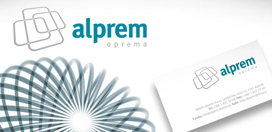 Nova celosta grafična podoba za podjetje Alprem Oprema.