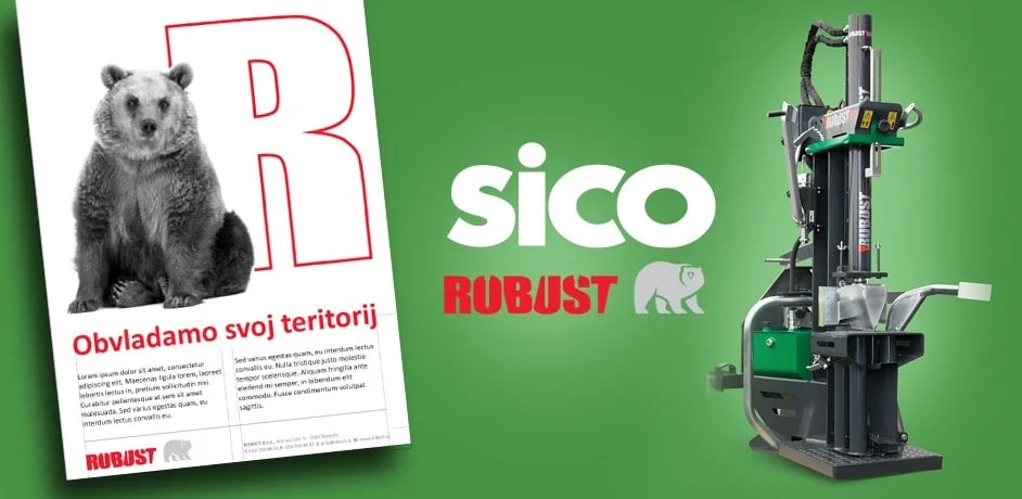 Prenova celostne grafične podobe za blagovno znamko Robust podjetja SICO d.o.o.