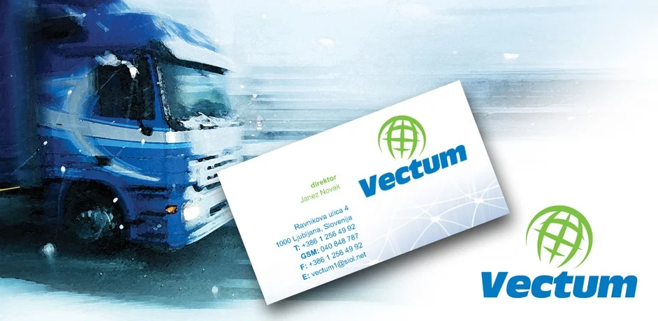Nova celostna grafična podoba podjetja Vectum.