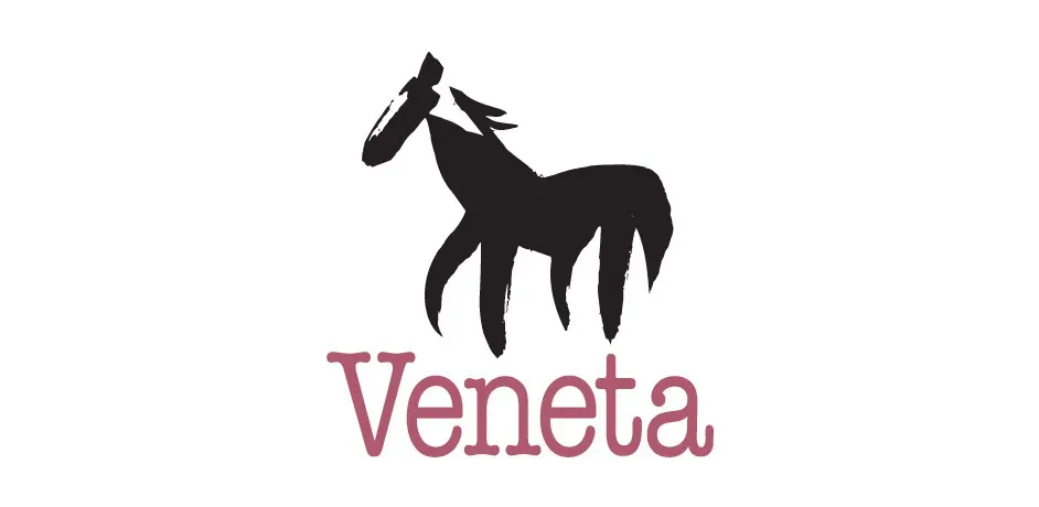 Grafično oblikovanje logotipa za podjetje Veneta.